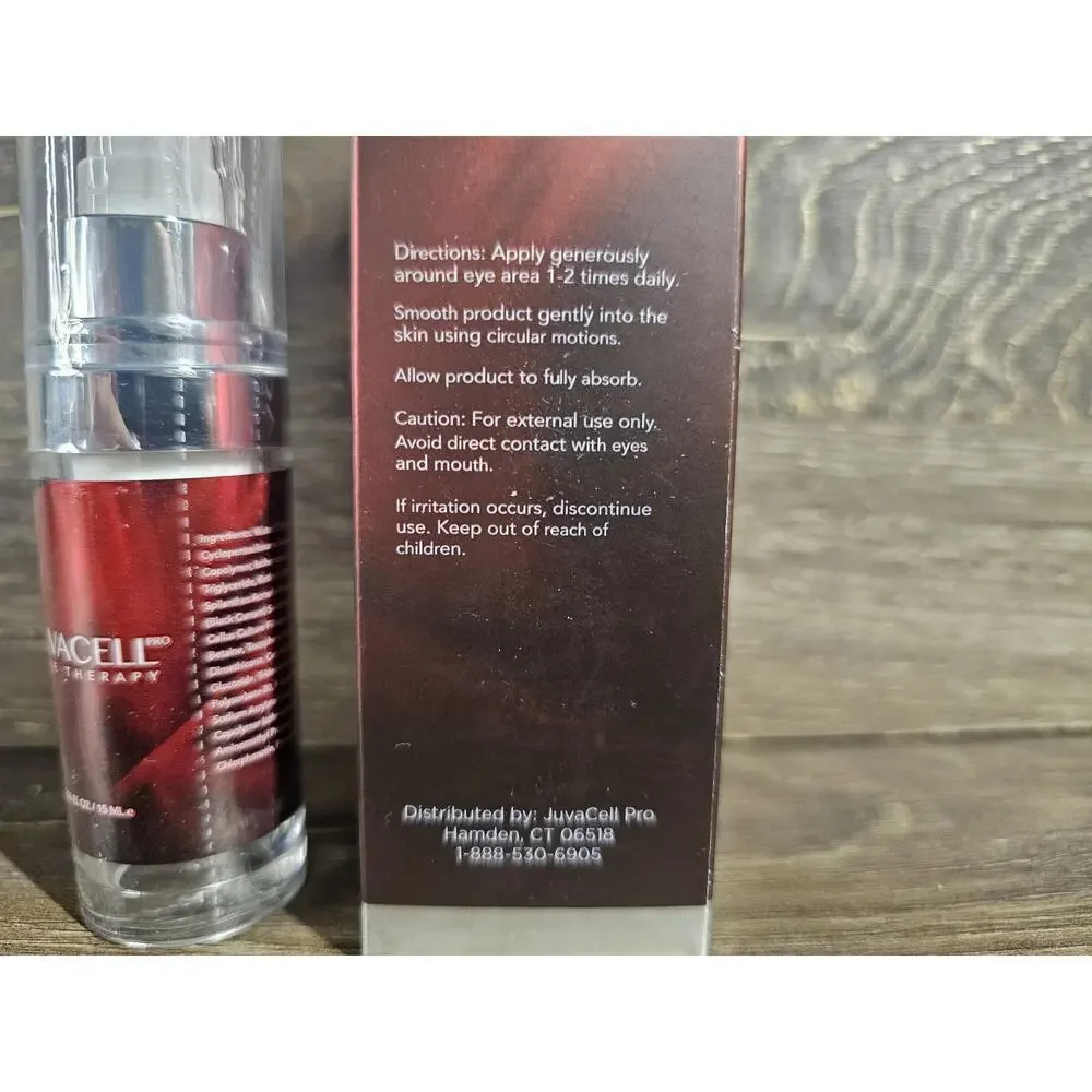 Juvacell Pro Eye Therapy Serum Anti Aging Skin Therapy 0.50oz /15ml NEW